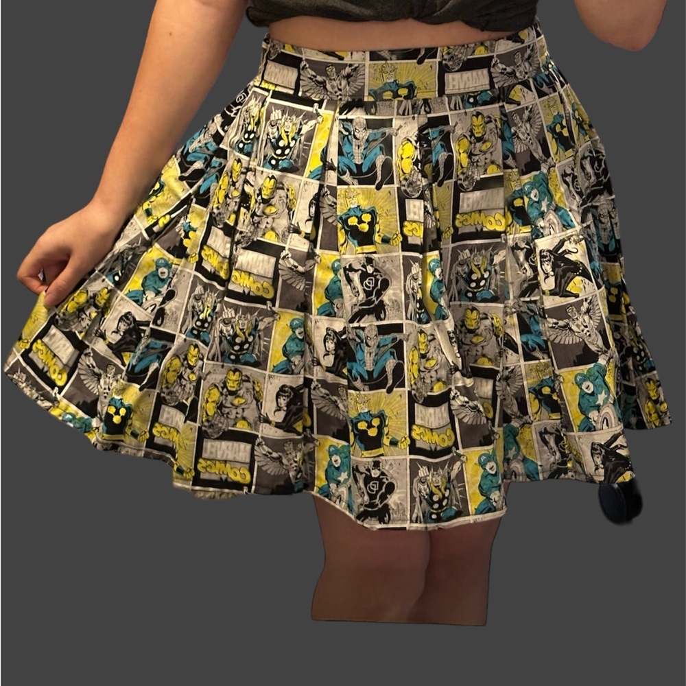 Marvel Comic Character Mini Skirt
